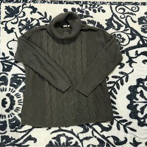 GAP Olive Cowl Neck Sweater